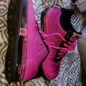 Purple and pink faded Nike Air Lunar Force 1's